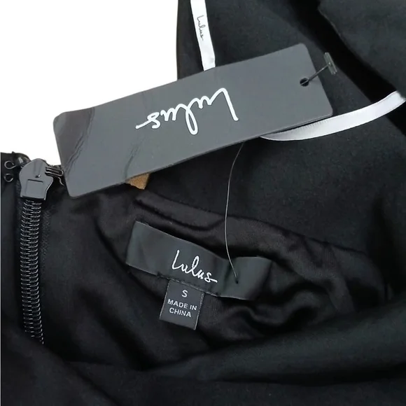 Lulu's Black Backless Dress - Picture 12 of 12